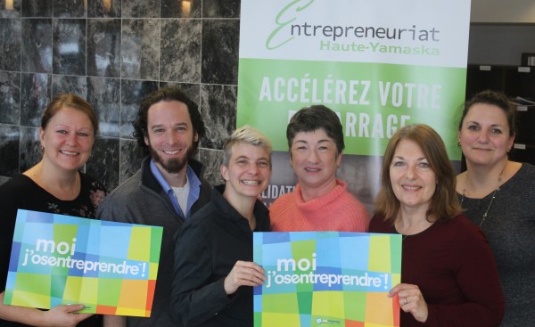 Équipe organisatrice du volet local en Haute-Yamaska : Carole Gatien, Frédérick Bonner, Caroline Larocque, Maryline Martin, Chantal Bertrand, Annick Lefrançois.